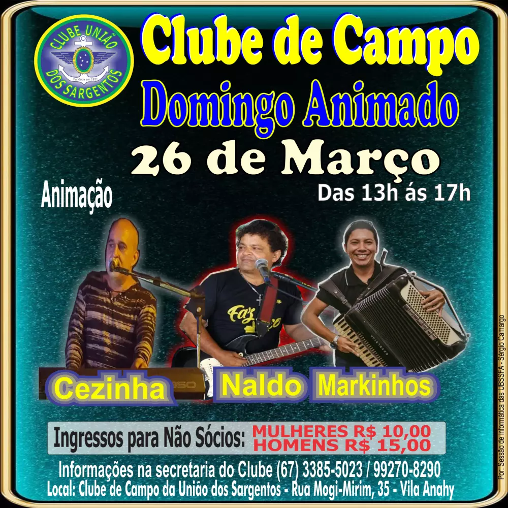 Domingo Animado no Clube de Campo 26/03/2023